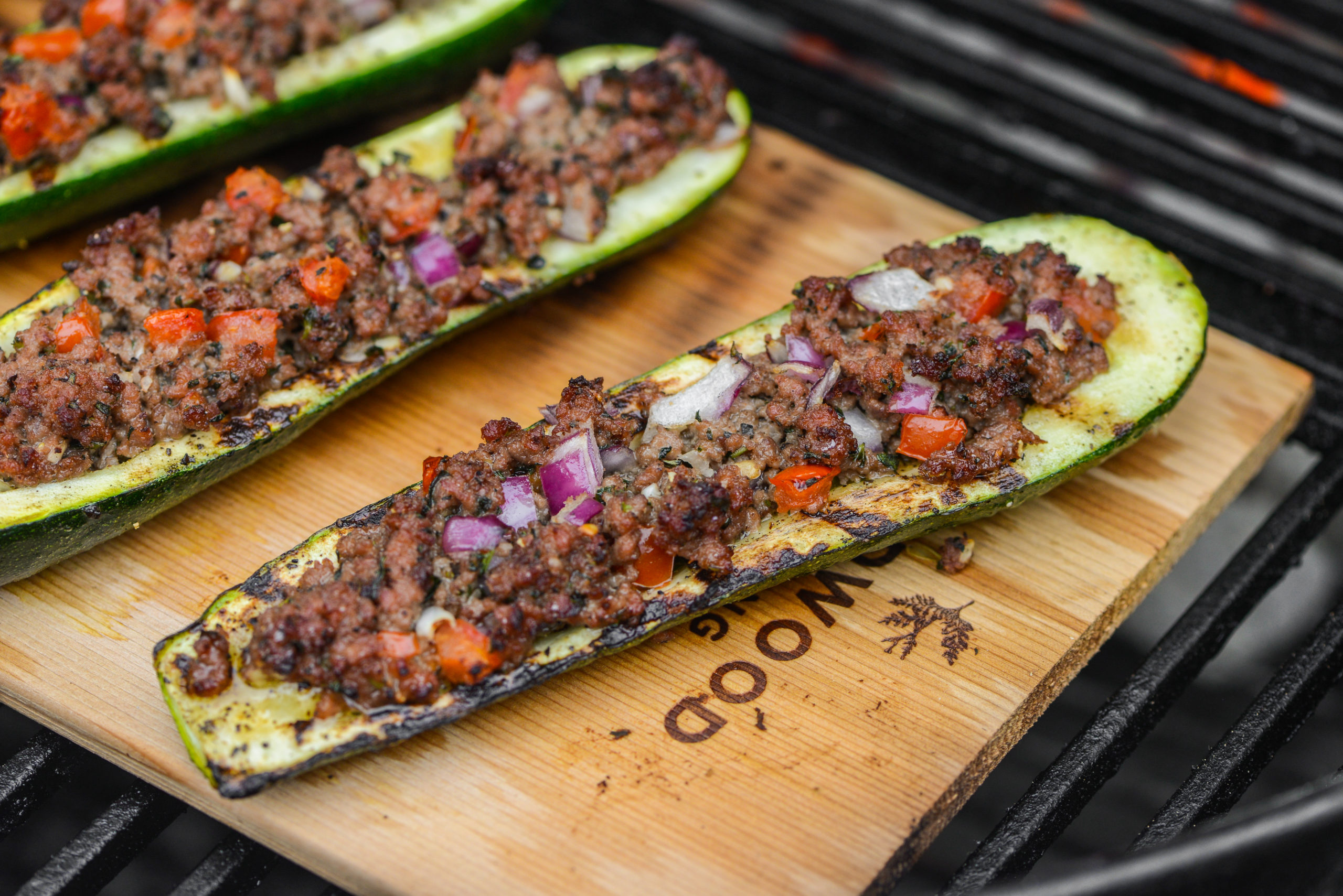 Mexican Zucchini Boats - Gluten Free Vegetarian Dish- Meal Studio