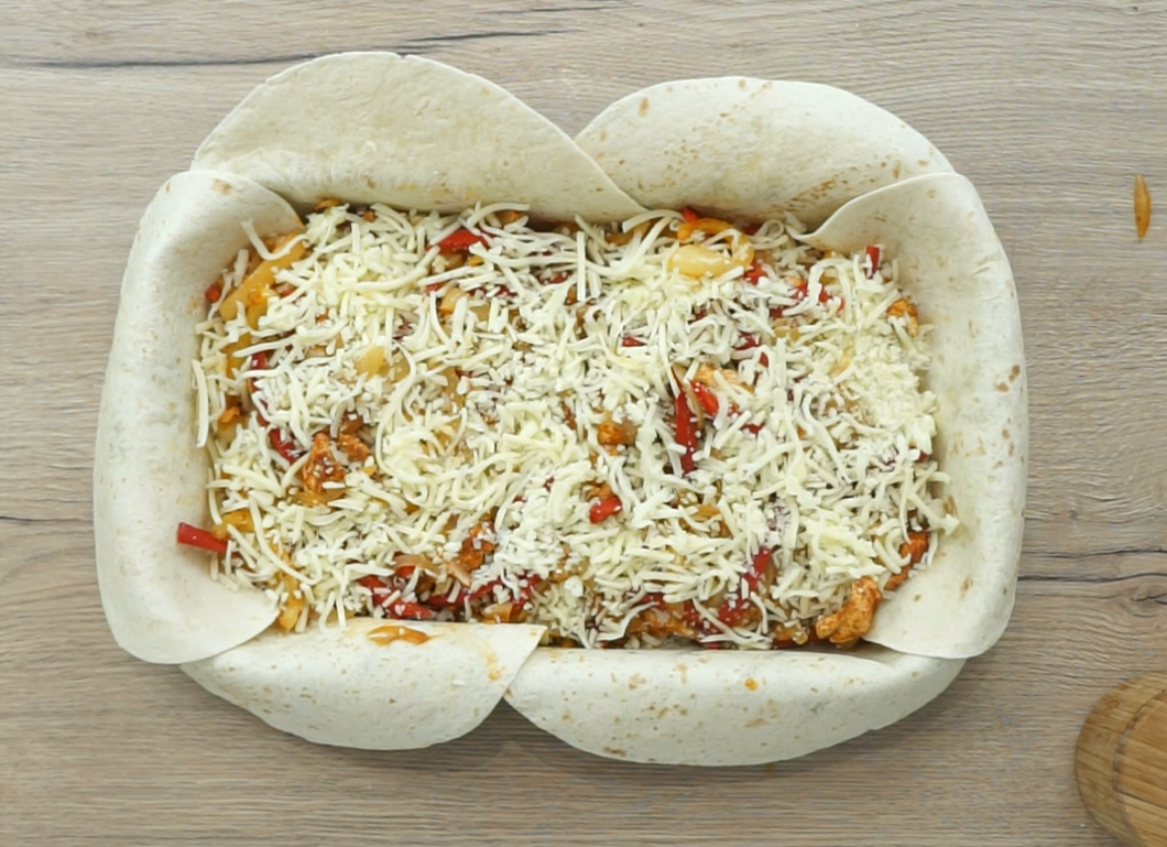 Baked Cheesy Fajita Casserole Oven Quesadilla Meal Studio