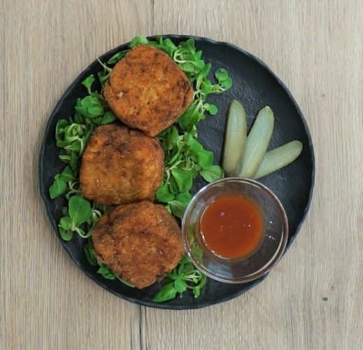 Extra Large Ham And Cheese Croquettes Meal Studio