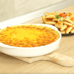Cheesy Chicken Pot Pie Dip with Dippers