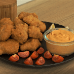 Battered Chicken Nuggets with Anchovy Mayo